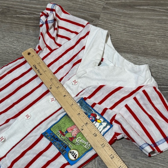 Vintage Sesame Street Grover Baseball Jersey Shirt Toddler 4T - Picture 9 of 10